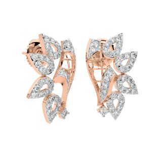 Alvin Round Diamond Stud Earrings